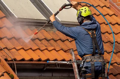 Démoussage et hydrofuge de toiture à Cauvignac